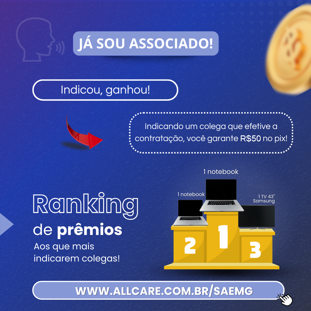 Setembro Premiado SAEMG + Allcare! 📢😱 2 Setembro Premiado SAEMG + Allcare! 📢😱 image3x1 1