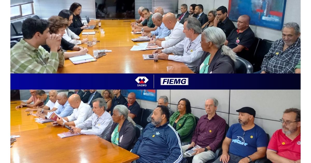 SAEMG participa de reunião na FIEMG 1 SAEMG participa de reunião na FIEMG 2