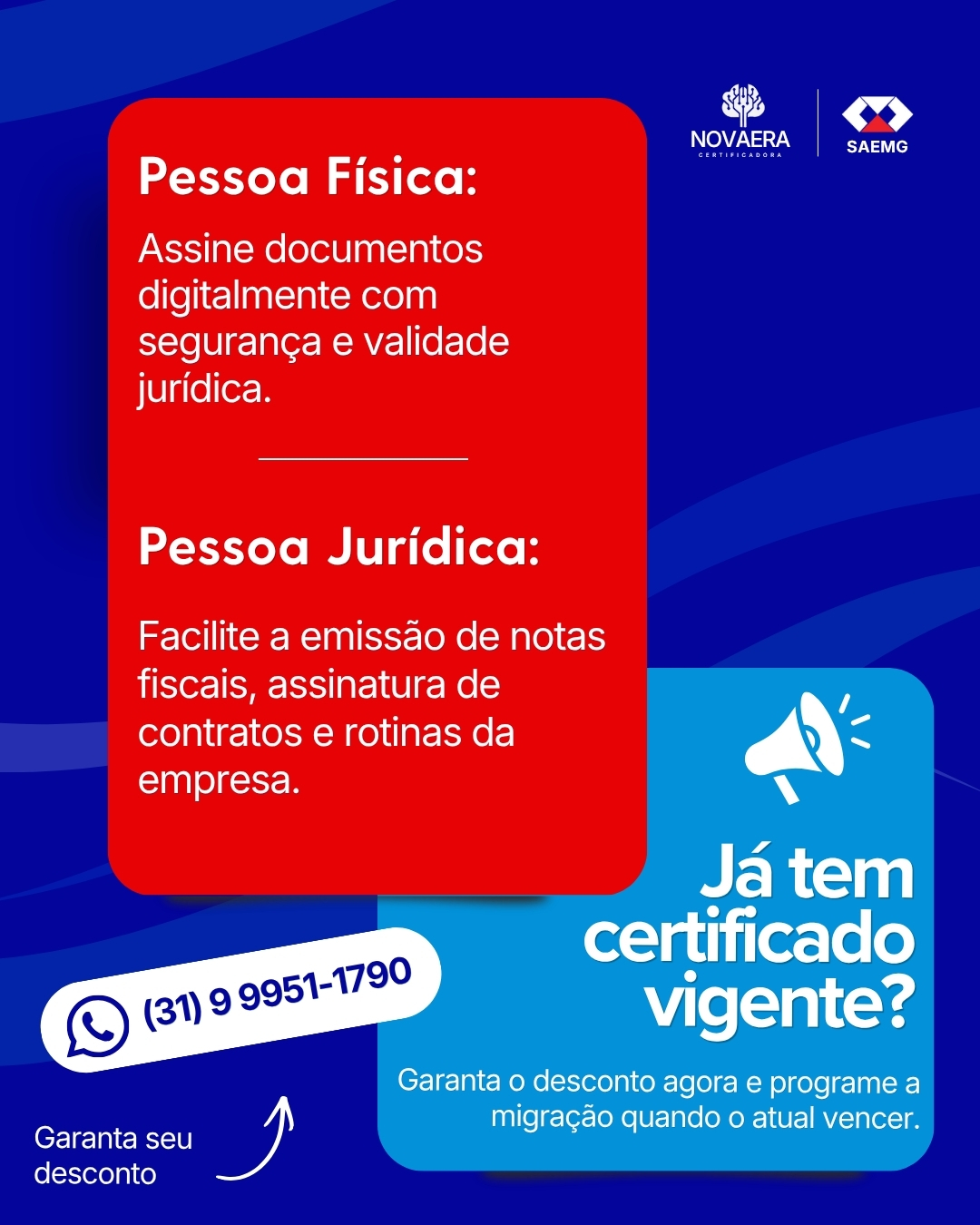 Certificado Digital com condição especial em outubro! 1 Certificado Digital com condição especial em outubro! 3