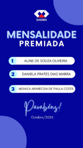 Ganhadores mensalidade premiada 2